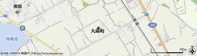 香川県善通寺市大麻町2210周辺の地図