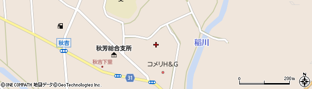 山口県美祢市秋芳町秋吉下里周辺の地図