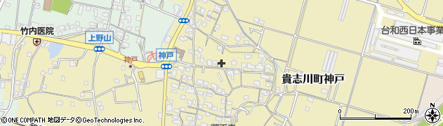 和歌山県紀の川市貴志川町神戸424周辺の地図