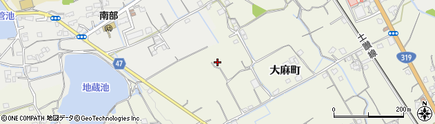 香川県善通寺市大麻町2244周辺の地図
