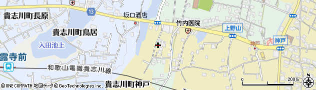 和歌山県紀の川市貴志川町神戸1020周辺の地図