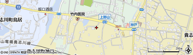 和歌山県紀の川市貴志川町神戸888周辺の地図