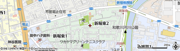 関西電力新堀寮周辺の地図