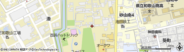 和歌山県和歌山市湊521-7周辺の地図