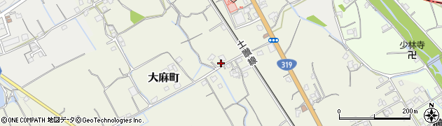 香川県善通寺市大麻町2091周辺の地図