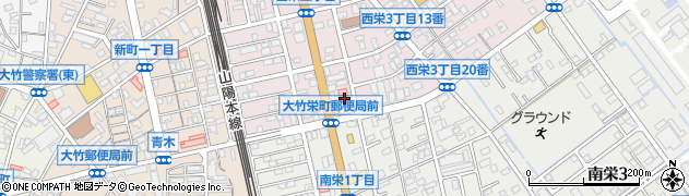 サカイ土地株式会社　大竹店周辺の地図