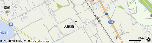 香川県善通寺市大麻町2199周辺の地図