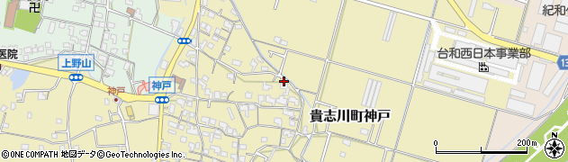 和歌山県紀の川市貴志川町神戸411周辺の地図