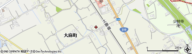 香川県善通寺市大麻町2087周辺の地図