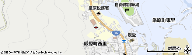 長崎県対馬市厳原町桟原52-1周辺の地図