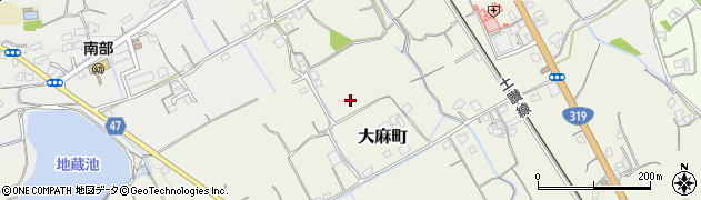 香川県善通寺市大麻町2181周辺の地図