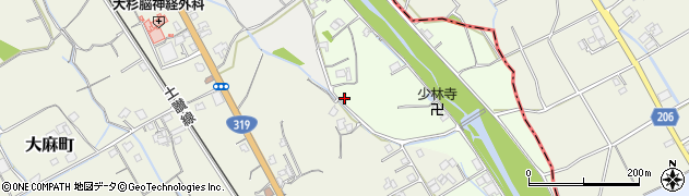 香川県善通寺市櫛梨町1384周辺の地図