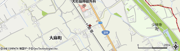香川県善通寺市大麻町2083周辺の地図