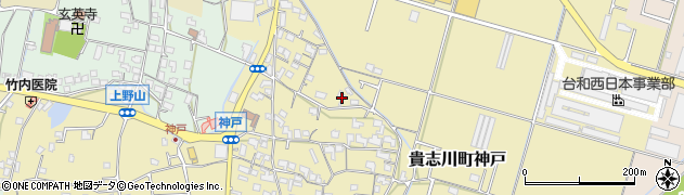 和歌山県紀の川市貴志川町神戸381周辺の地図