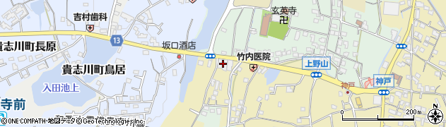 和歌山県紀の川市貴志川町神戸1017周辺の地図