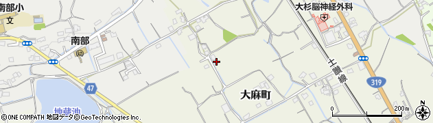 香川県善通寺市大麻町2178周辺の地図