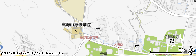 和歌山県伊都郡高野町高野山156周辺の地図