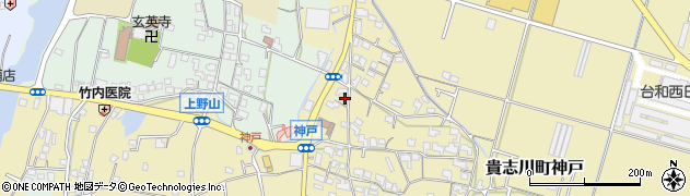 和歌山県紀の川市貴志川町神戸392周辺の地図