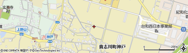和歌山県紀の川市貴志川町神戸261周辺の地図