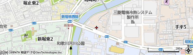 ばり馬和歌山新堀店周辺の地図