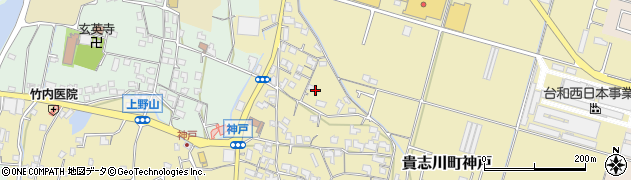 和歌山県紀の川市貴志川町神戸386周辺の地図