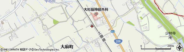 香川県善通寺市大麻町2100周辺の地図