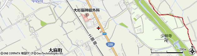 香川県善通寺市大麻町2057周辺の地図