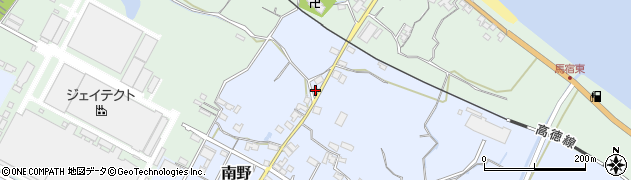 香川県東かがわ市南野32周辺の地図