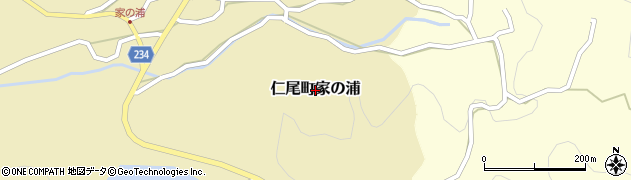 香川県三豊市仁尾町家の浦周辺の地図