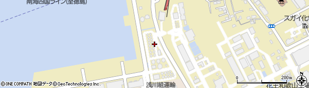 和歌山県和歌山市湊周辺の地図
