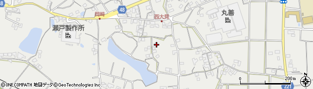 香川県三豊市三野町大見2197周辺の地図
