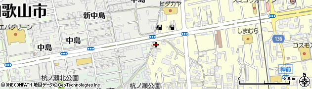 カワ神前店周辺の地図