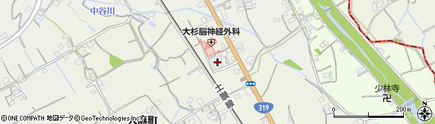 香川県善通寺市大麻町2080周辺の地図