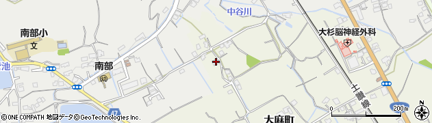 香川県善通寺市大麻町2169周辺の地図