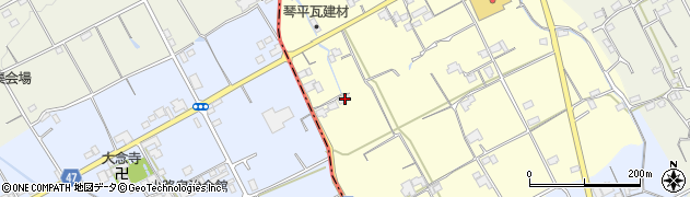 香川県仲多度郡まんのう町公文317周辺の地図