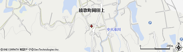 香川県丸亀市綾歌町岡田上2558周辺の地図