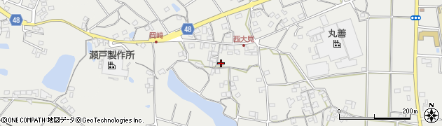香川県三豊市三野町大見2218周辺の地図