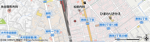 西栄公園周辺の地図