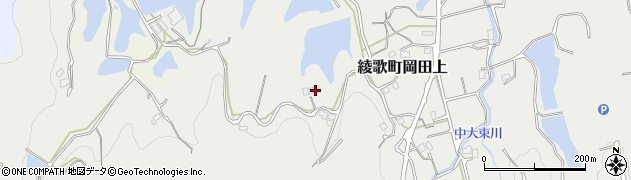 香川県丸亀市綾歌町岡田上2418周辺の地図