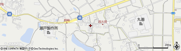 香川県三豊市三野町大見2225周辺の地図