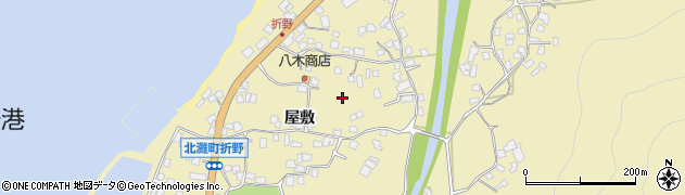 徳島県鳴門市北灘町折野周辺の地図