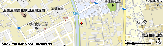 和歌山県和歌山市湊531-10周辺の地図
