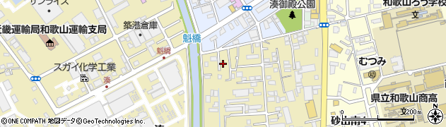 和歌山県和歌山市湊536周辺の地図