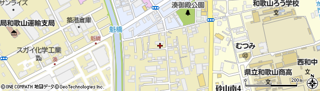 和歌山県和歌山市湊584周辺の地図