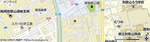 和歌山県和歌山市湊584-2周辺の地図