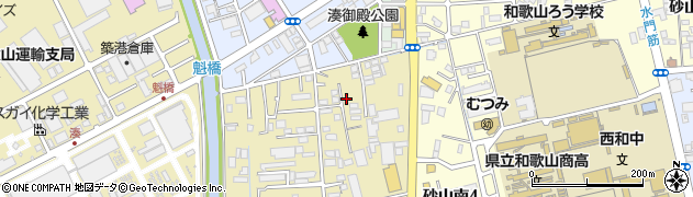 和歌山県和歌山市湊588-13周辺の地図