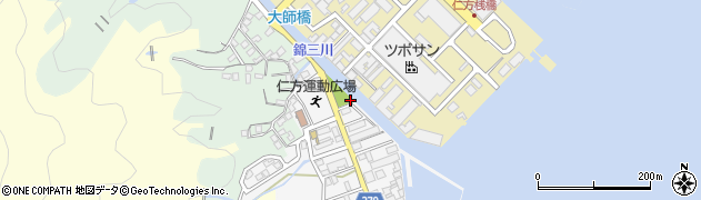 広島県呉市仁方皆実町2周辺の地図