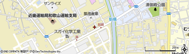 和歌山県和歌山市湊1115-30周辺の地図