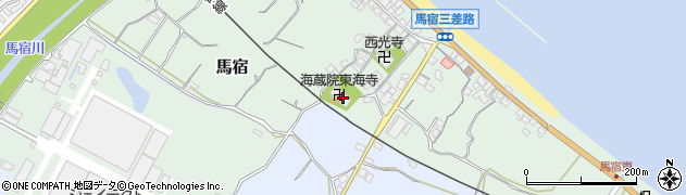 海蔵院東海寺周辺の地図