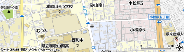 財務省近畿財務局和歌山財務事務所周辺の地図